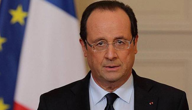 هولاند يأمل بايجاد افاق جديدة للعلاقات مع ايران