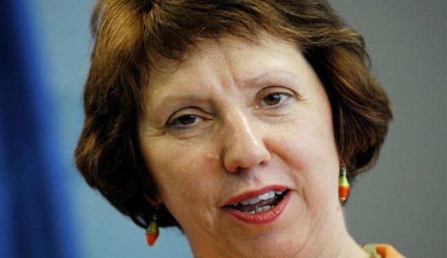 أشتون تهنئ روحاني وتدعوه لاستئناف المفاوضات النووية