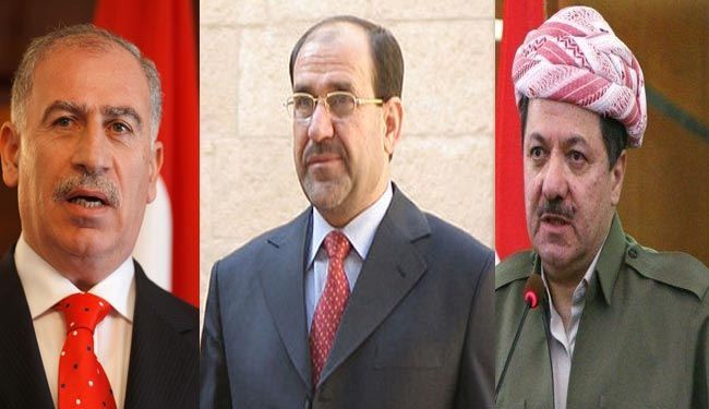 عن ماذا تحدث النجيفي خلال اتصاله بالمالكي و بارزاني؟