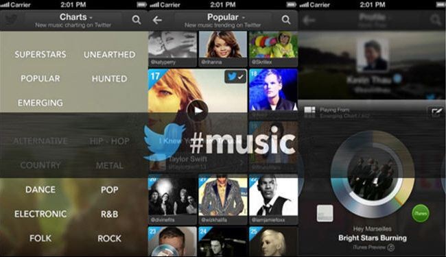 تويتر يحدث تطبيق music# لنظام iOS بمزايا جديدة لاكتشاف الموسيقى