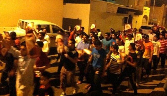 استمرارالتظاهرات في البحرين وسط انتشارأمني مكثف
