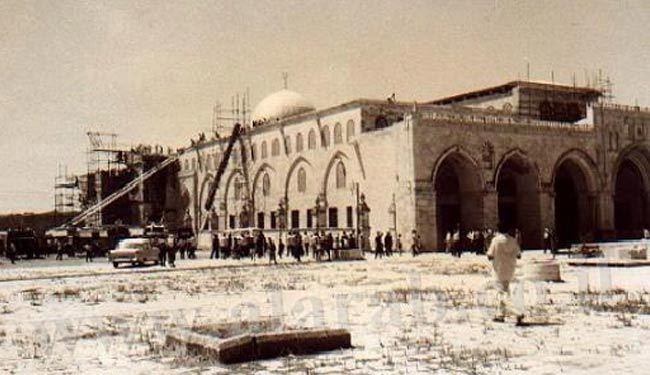 في ذكرى احراق المسجد الأقصى المبارك