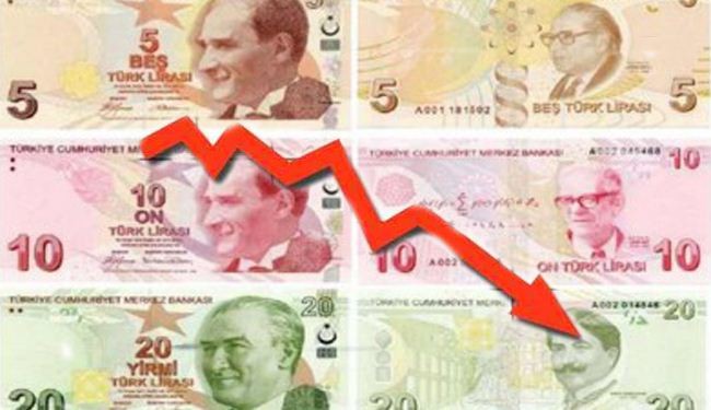الليرة التركية تواصل الهبوط مع مخاوف ضرب سوريا