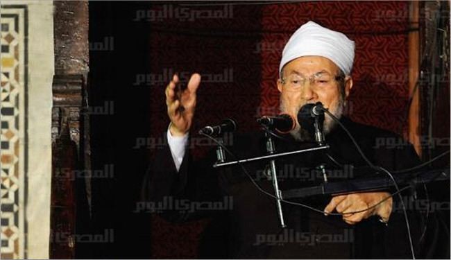 القرضاوي يعلن تأييده للعدوان الغربي على سوريا!