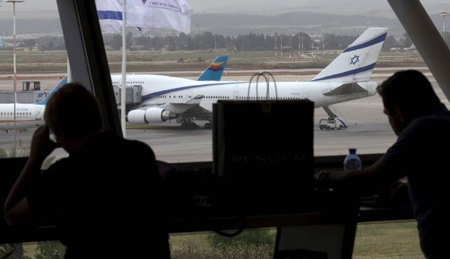 دزدهای فلسطینی، فرودگاه بن گورین را تعطیل کردند