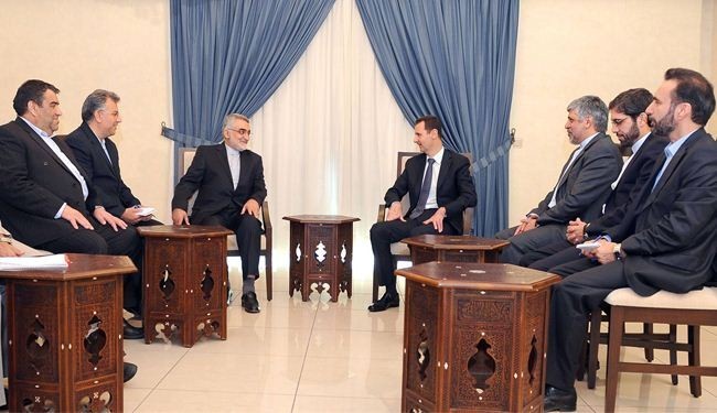 بروجردي: معنويات الرئيس السوري عالية جدا