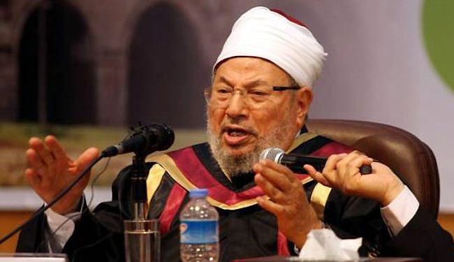 القرضاوي يهاجم الجيش المصري ويتهمه بالشروع بالقتل