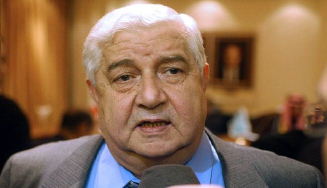 المعلم.. ستنتهي الأزمة خلال اسابيع اذا توقف الدعم للارهابيين