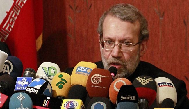لاريجاني: التخصيب ليس بحاجة الى موافقة اميركا