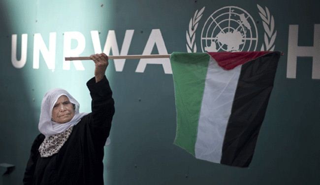 تظاهرة في غزة احتجاجاً على تقليص 