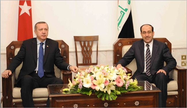 نوري المالكي يتلقى دعوة من اردوغان لزيارة تركيا