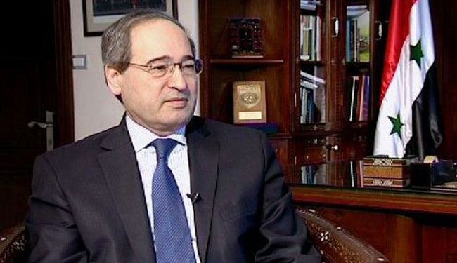 المقداد: المسلحون استخدموا الكيميائي بمساعدة السعودية