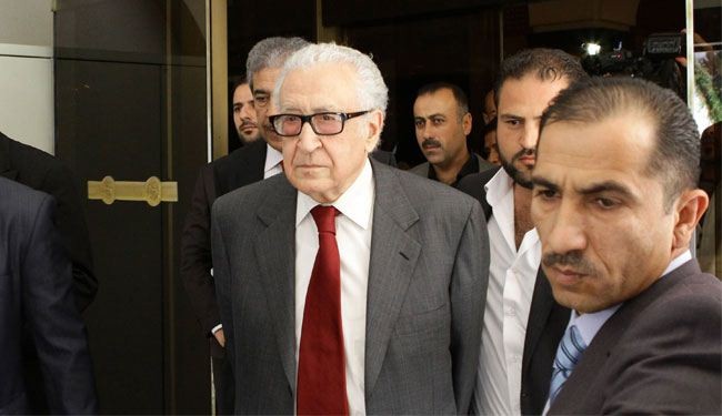 الابراهیمي یلتقي بالمعارضة السوریة