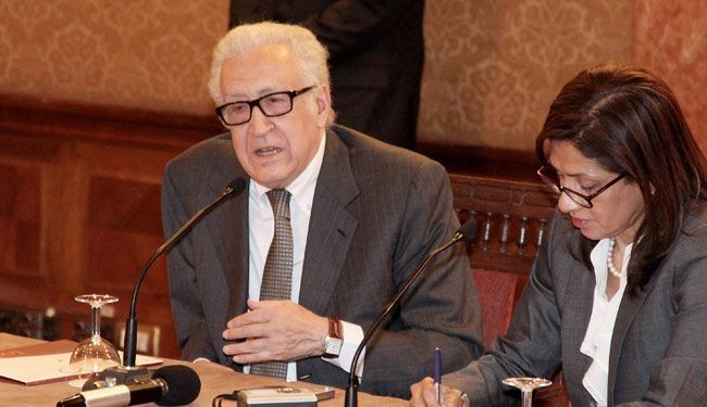 الابراهيمي يؤكد على الحل السياسي للأزمة السورية