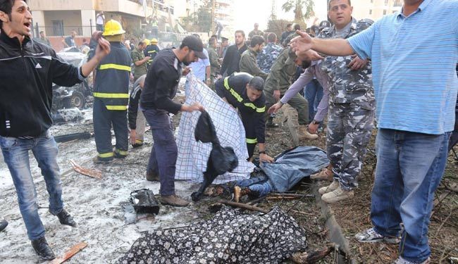 اصابة اربعة اشخاص من طاقم العالم جراء انفجار في بيروت