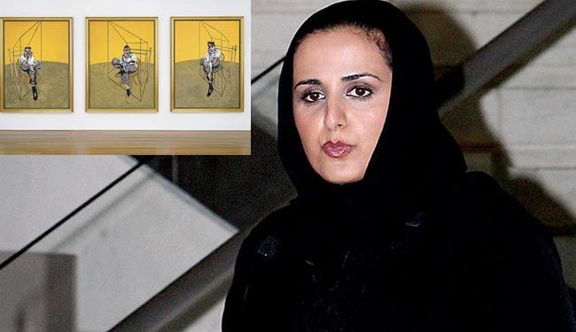 شقيقة أمير قطر تدفع نصف مليار ريال لإقتناء لوحة فنية!