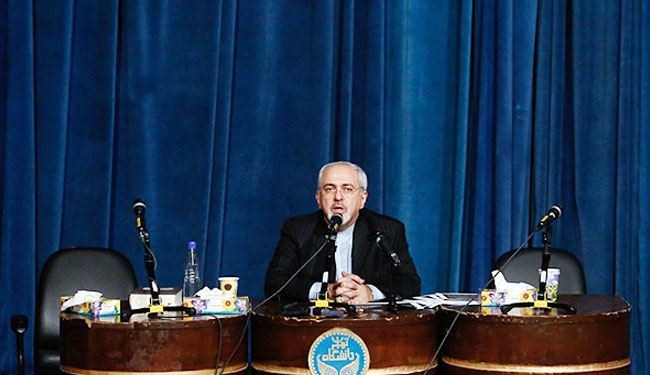 ظريف: قوة الشعب الايراني تحول دون العدوان عليه