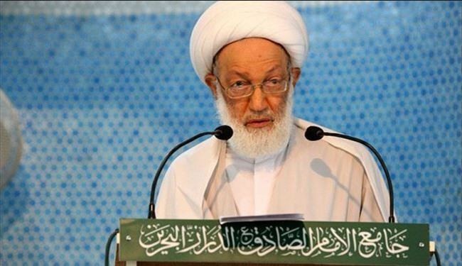 آية الله قاسم: البحرين تعاني من ازمة خانقة والحل هو الاصلاح