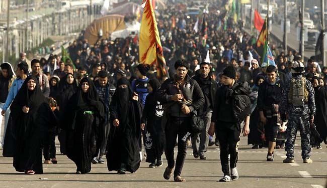 ملايين الزائرين يتدفقون على كربلاء المقدسة بذكرى الاربعين