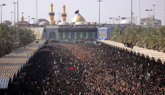 المسلمون يحيون اليوم في كربلاء ذكرى اربعينية الامام الحسين (ع)