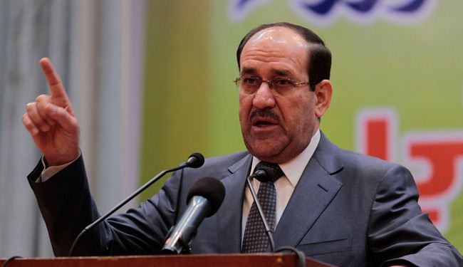 المالكي يؤكد عدم التفاوض مع صانعي الازمة بالانبار