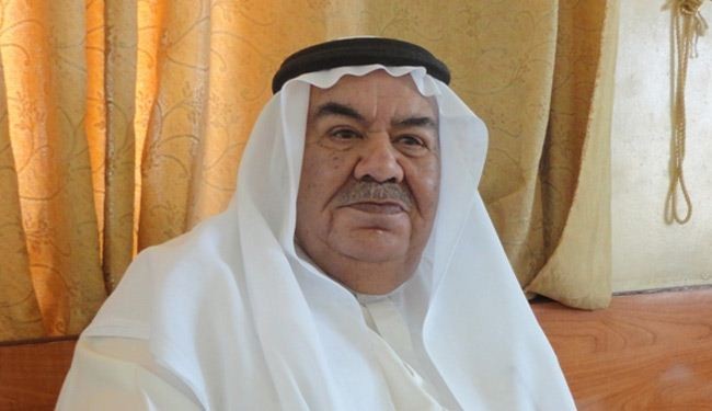 شيخ قبائل الدليم يدعو عشائر الانبار لحمل السلاح ومساندة الجيش