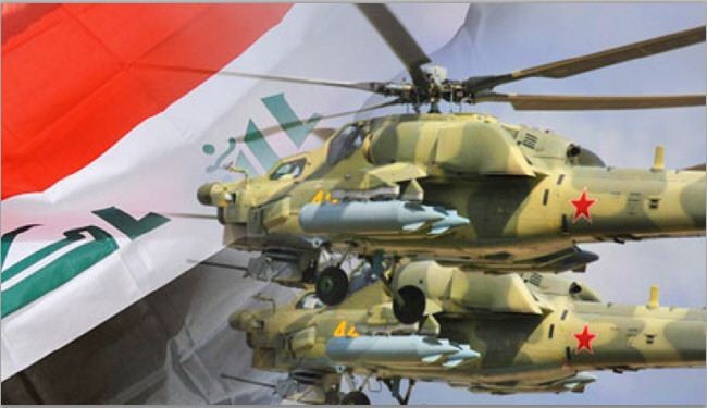 روسيا تسلم العراق 13 مروحية 