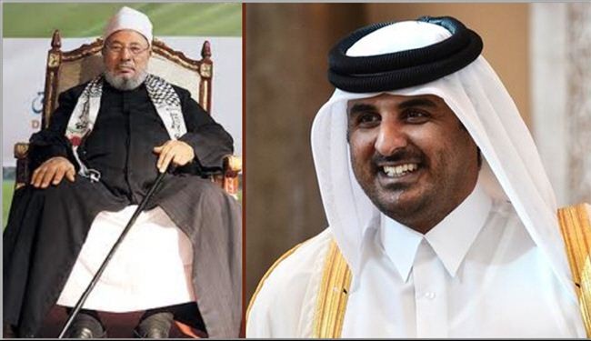 أمير قطر يمنع القرضاوي من خطبة الجمعة!