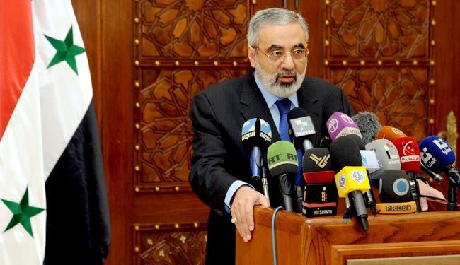 تفاوت گروه‌های مسلح از نظر وزیر اطلاع‌رسانی سوریه