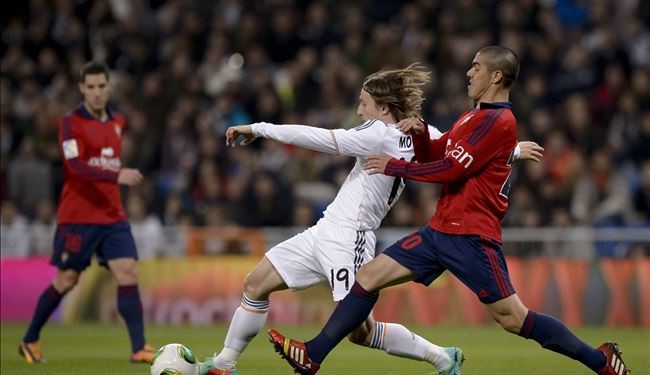 ريال مدريد يتغلب على أوساسونا في كأس ملك أسبانيا