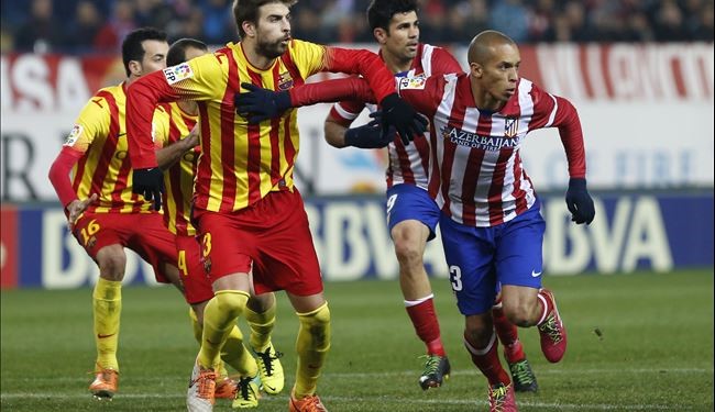 قمة اتلتيكو مدريد وبرشلونة تنتهي بالتعادل