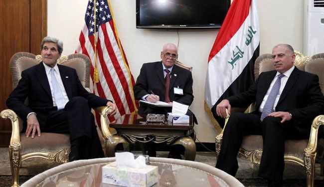 النجيفي وكيري يؤكدان ضرورة التمييز بين القاعدة والمطالب المشروعة