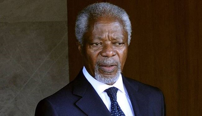 كوفي عنان ووفد من مؤسسة المتنفذين الاحد في طهران