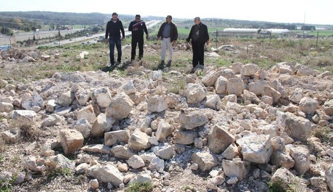 تخریب قبور فلسطینی ها + عکس