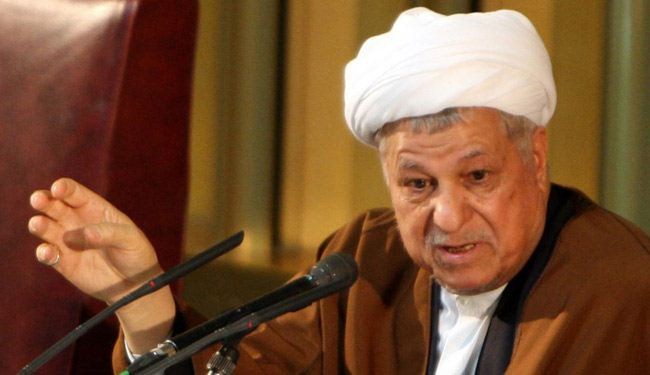 رفسنجاني: يمكن حل جمیع القضایا مع 5+1 باجتماع واحد فيما لو..