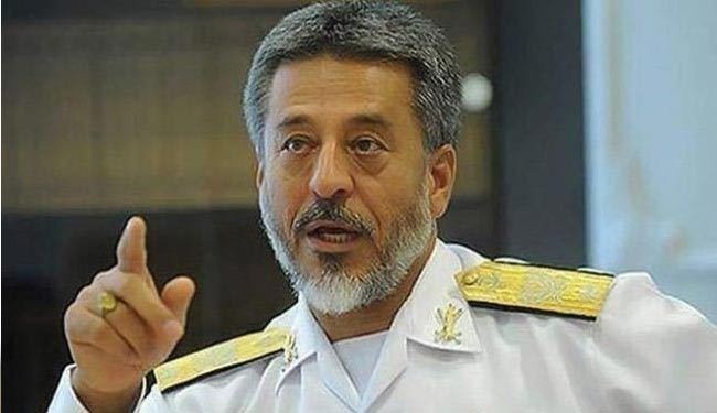 الادميرال سياري يؤكد توجه قطعات حربية ايرانية باتجاه المحيط الاطلسي