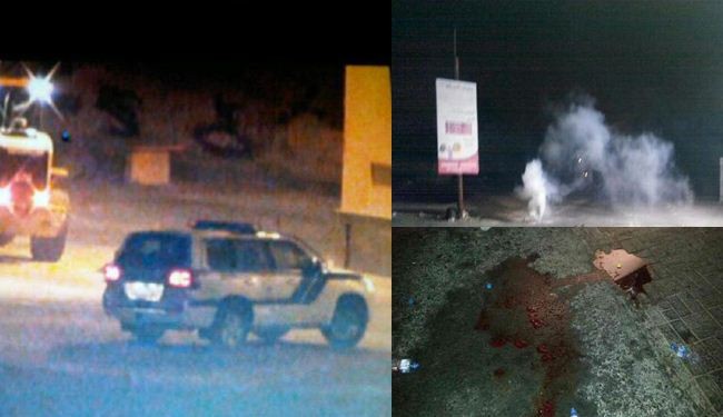إصابة متظاهر بحريني بالسنابس وآخر في توبلي برصاص الشوزن