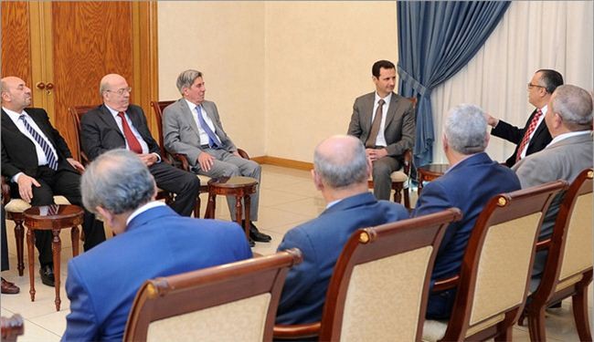 الأسد يرفض خطة كيري من اجل تكريس 