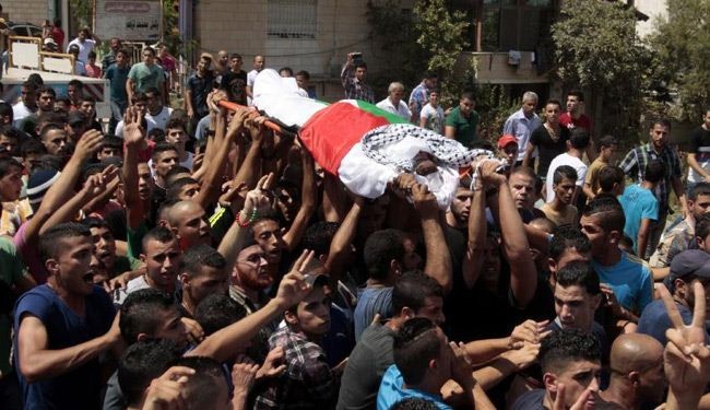 إستشهاد شاب فلسطيني برصاص جيش الاحتلال الاسرائيلي
