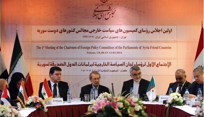 الدول الصدیقة لسوریا تدعو لوقف ارسال السلاح للارهابیین