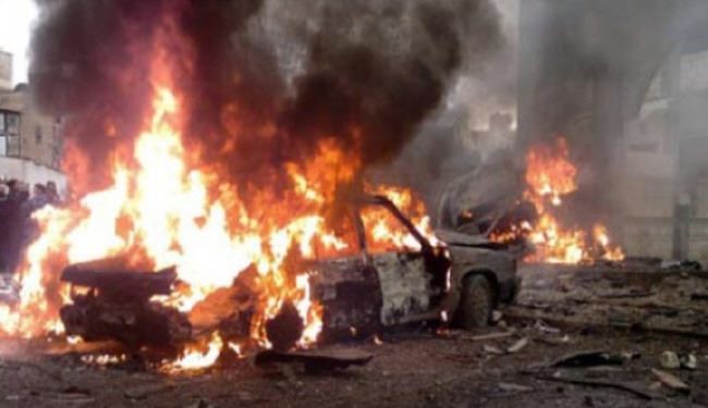 انفجار خودرو بمب‌گذاری شده در حمص