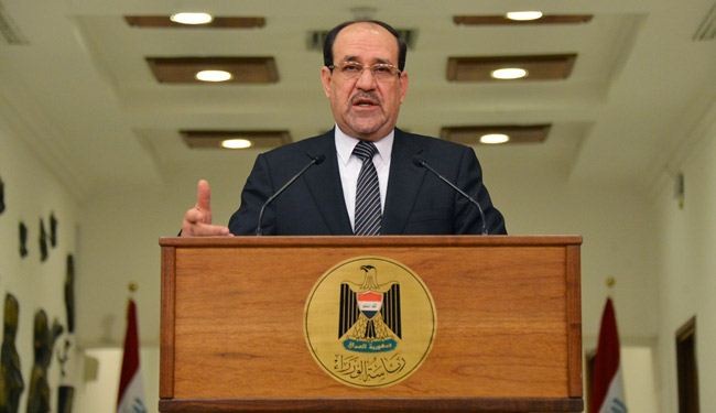 المالكي يؤكد مواصلة تنفيذ الخطة الحكومية الخاصة بالانبار