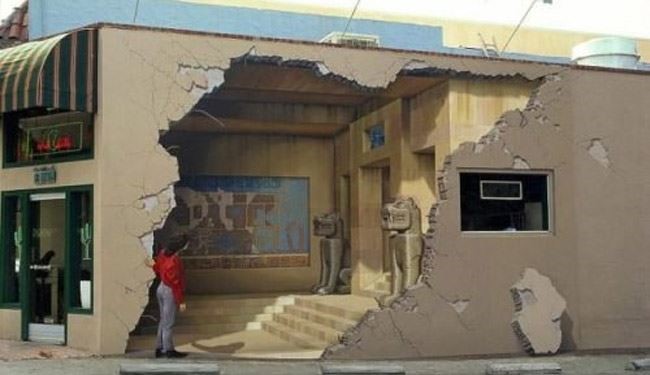 نقاشی‌های سه‌بعدی حیرت‌انگیز خیابانی