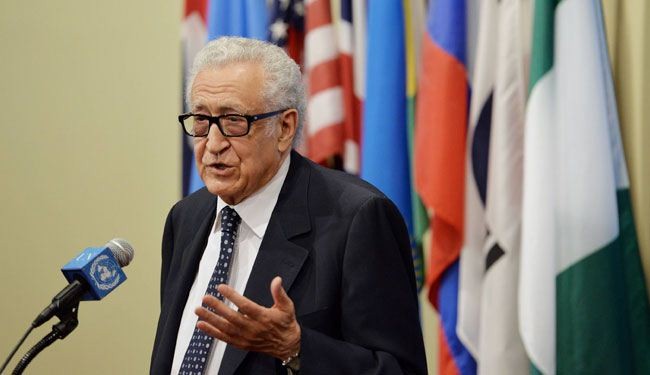 الإبراهيمي یدعو لاستئناف المفاوضات لرفع الحصار عن حمص