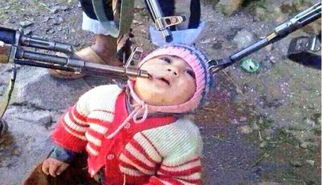 رضيع سوري اسير تناقلت صورته مواقع التواصل