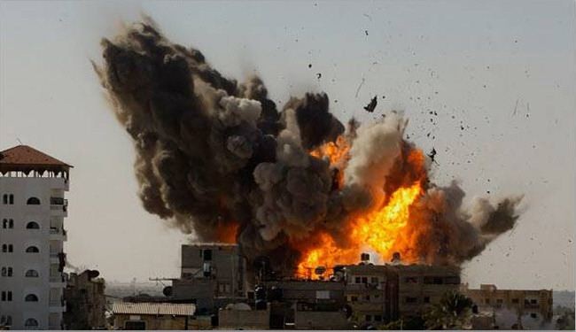 الاحتلال يقصف غزة تزامنا مع اعلان المصالحة الفلسطينية