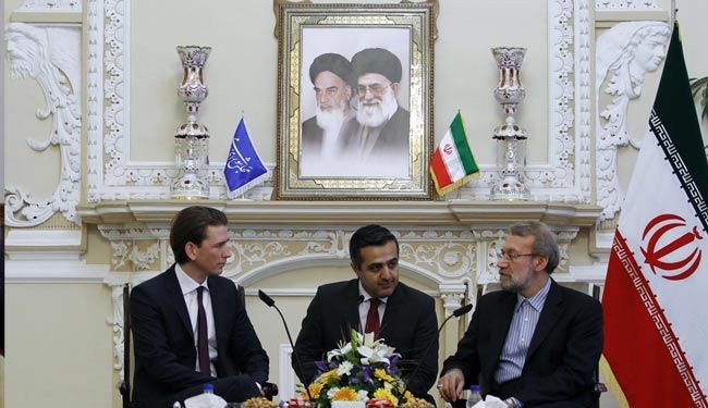 لاریجانی یدعو اوروبا لاداء دور ایجابي بشان الاتفاق النووي النهائي