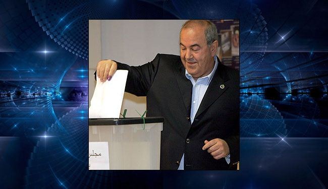 علاوي يدلي بصوته في الاردن