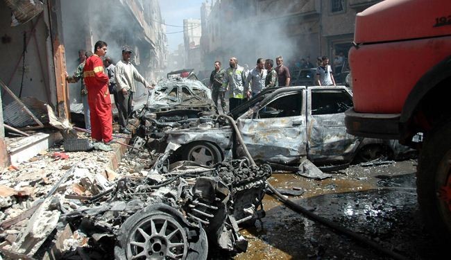 عشرات الضحايا في سوريا بانفجار مفخخات وسقوط قذائف هاون