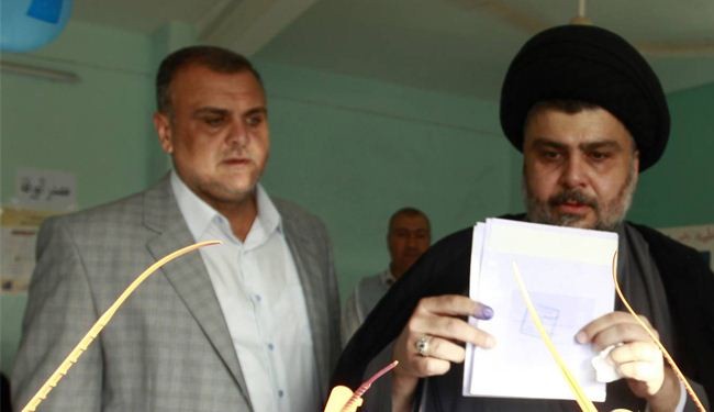 الصدر عقب الادلاء بصوته: الانتخابات فرصة للتغيير